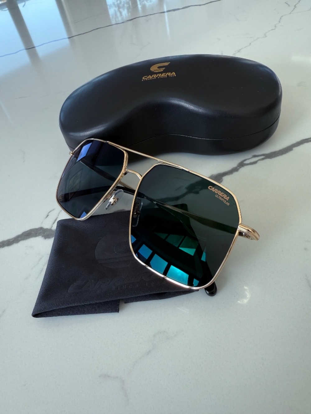 New CARRERA 333/S Navigator Sunglasses J5G/Q3 Polarized - Picture 9 of 16